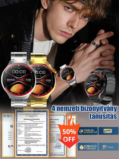 WATCH 6 PRO Űrkutatás kerek képernyős okosóra