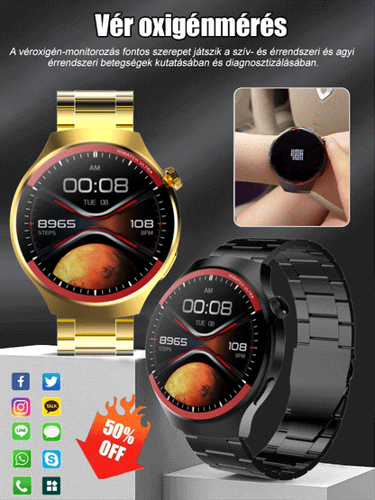 WATCH 6 PRO Űrkutatás kerek képernyős okosóra